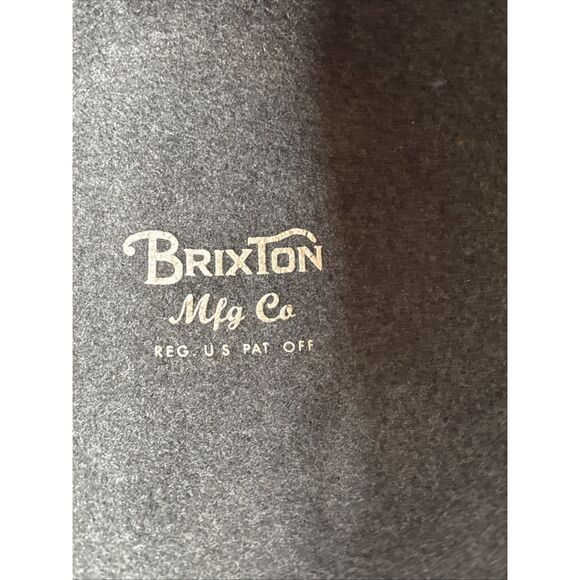 Brixton Tiller Hat Size 7 1/4 M 100% Wool Felt Medium Dark Green New NWT - Picture 6 of 8
